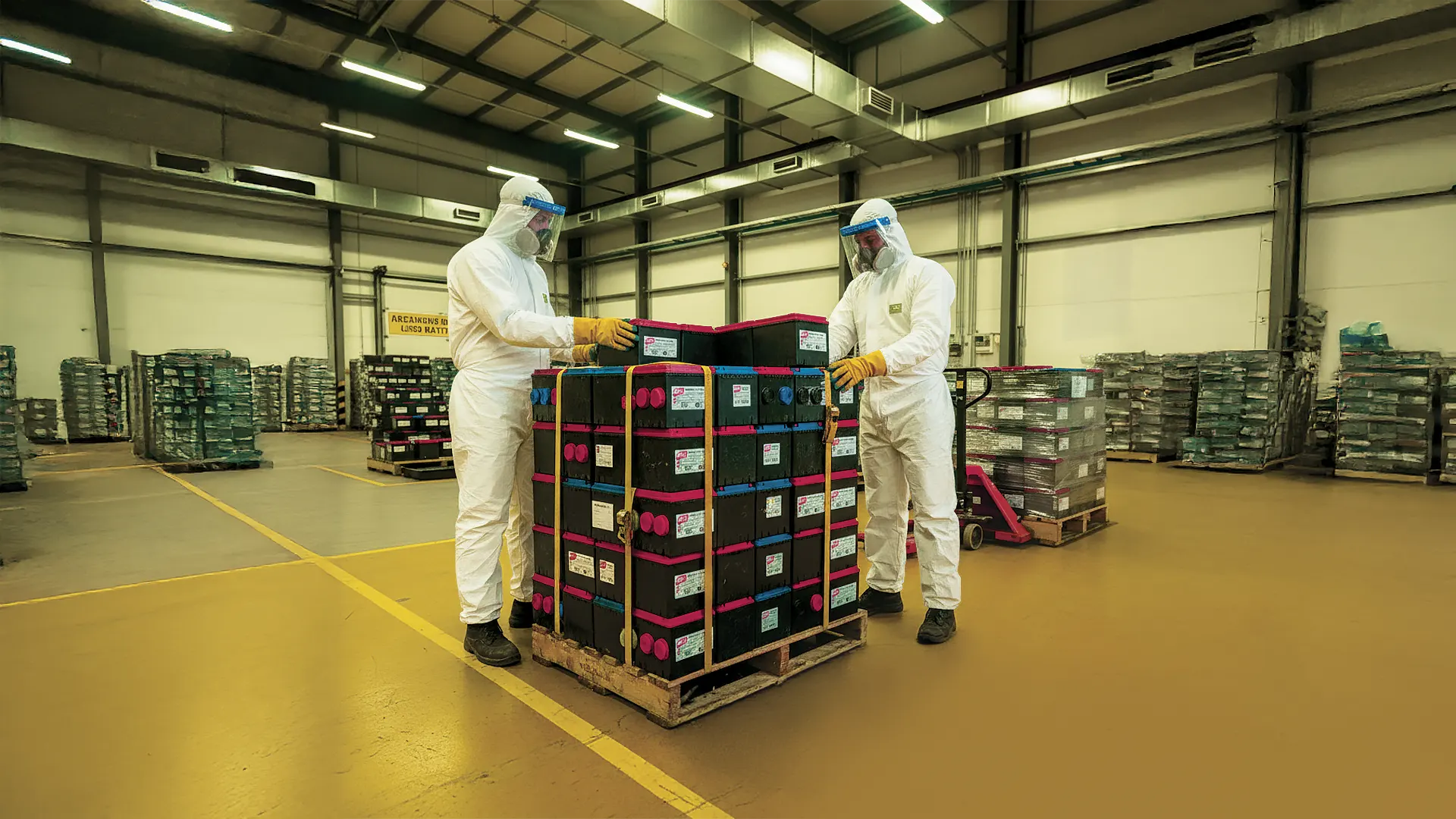 BATERIAS PALETIZAÇÃO